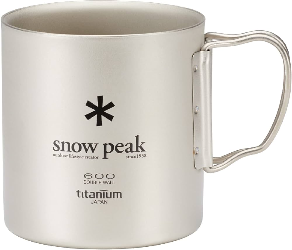 Amazon | スノーピーク チタン ダブルマグ 600 MG-054 | Snow Peak