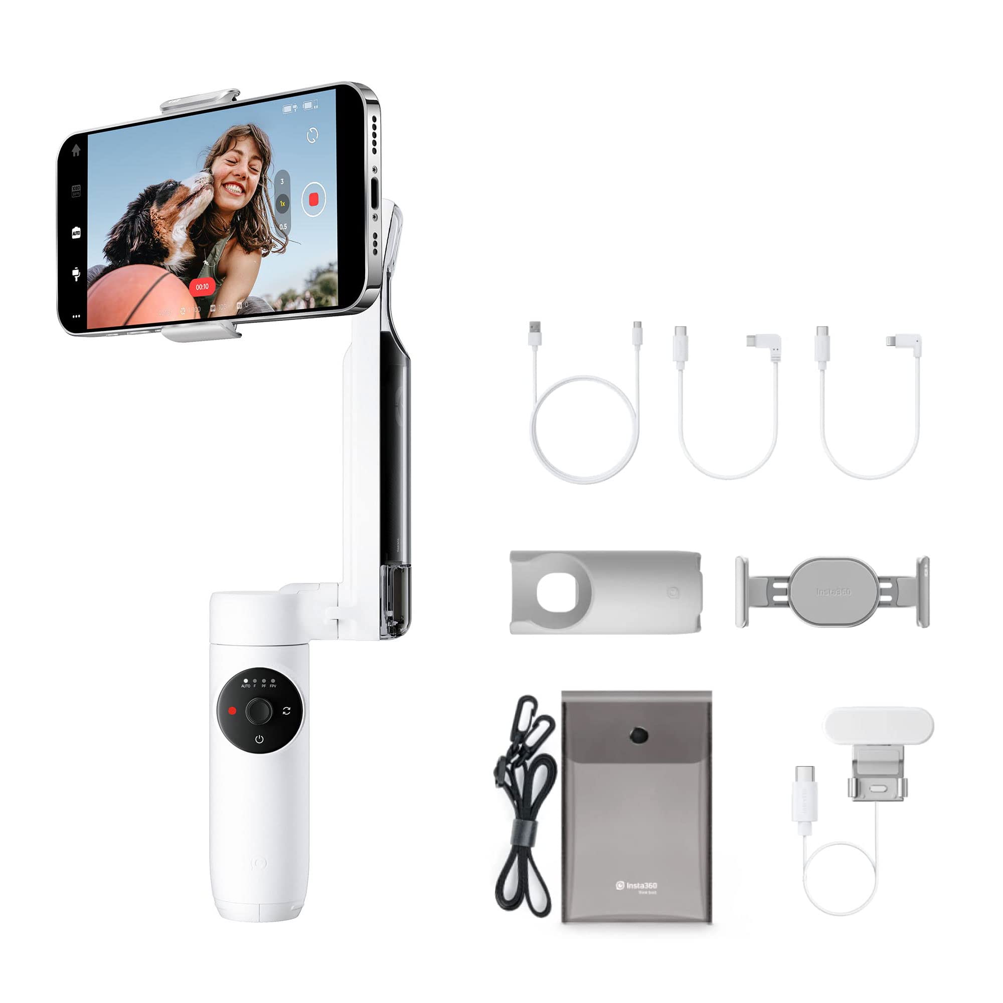 Amazon.co.jp: Insta360 Flow クリエイターキット AI追跡機能搭載