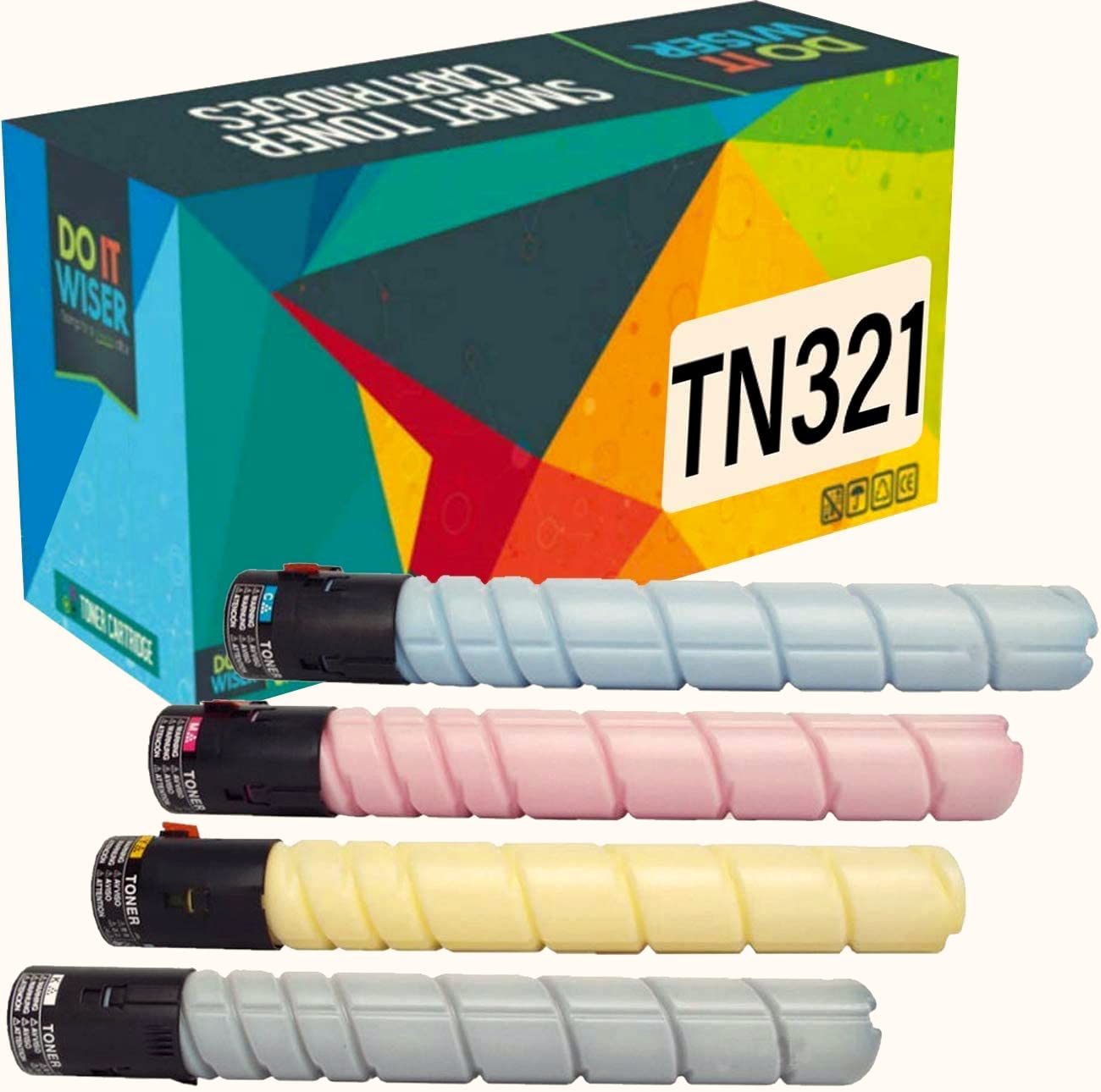 Amazon | Do it Wiser 互換トナーカートリッジ 交換用 TN321 コニカ