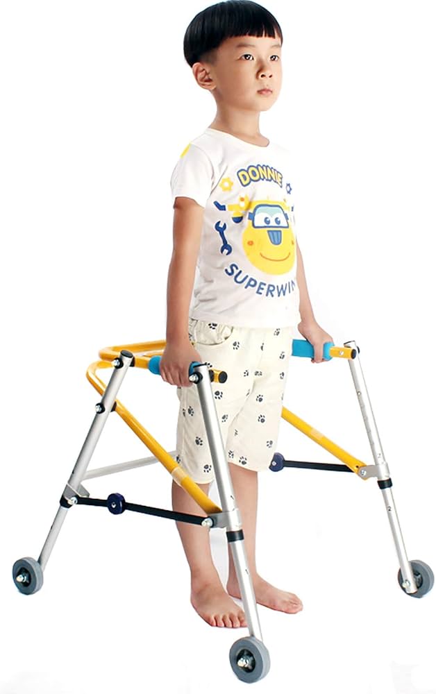 Amazon.co.jp: 3インチホイール付きキッズ歩行器ウォーカー、障害の