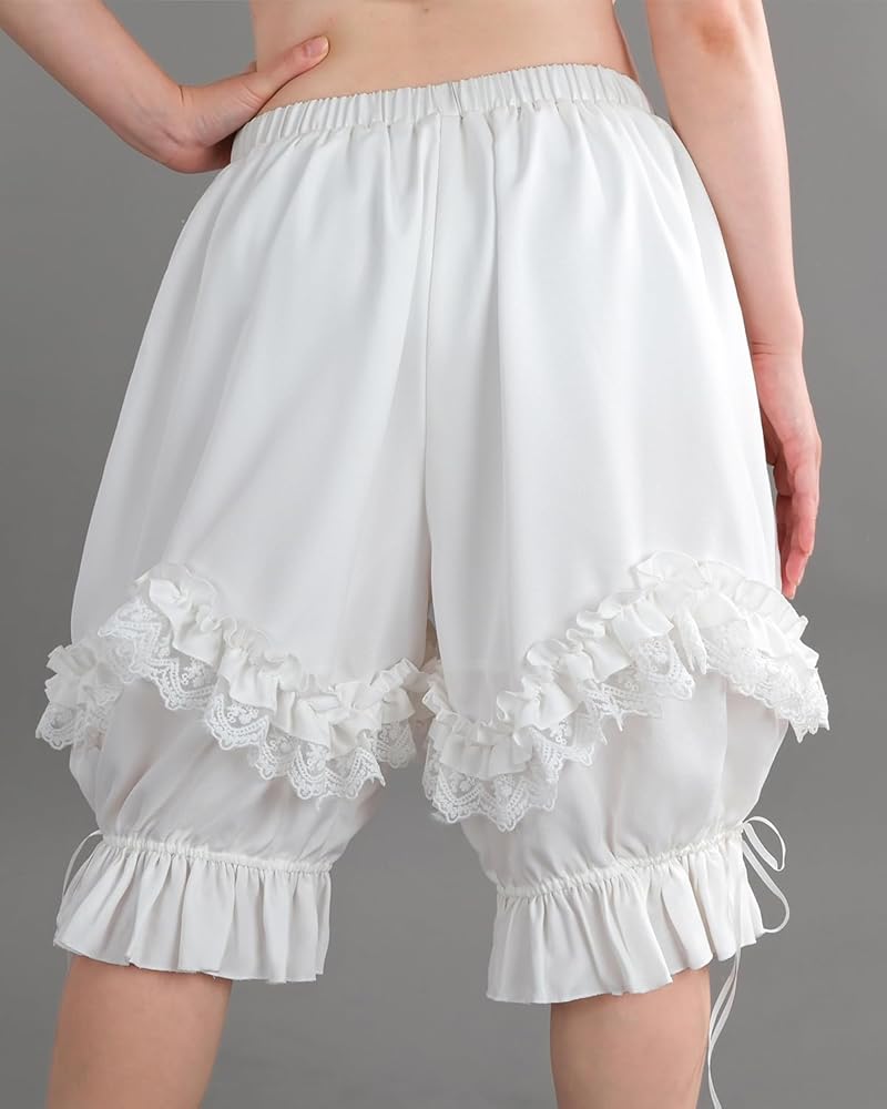 Nuoqi Pantaloons Women Lolita Bloomer Victorian Steampunk Bloomers