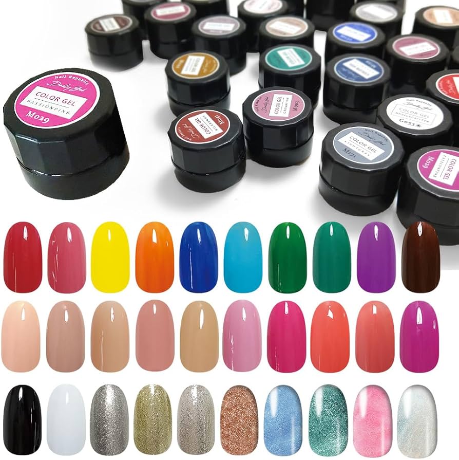 Amazon | DailyGel カラージェル セット 3g 30色セット NAILREPUBLIC