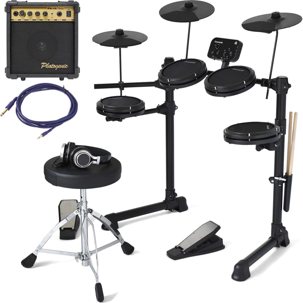 Amazon | GrooveLab グルーヴラブ 電子ドラム メッシュパッド仕様