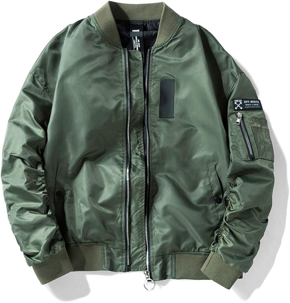 Amazon | Bormran MA-1 エムエーワンジャケット リバーシブル メンズ