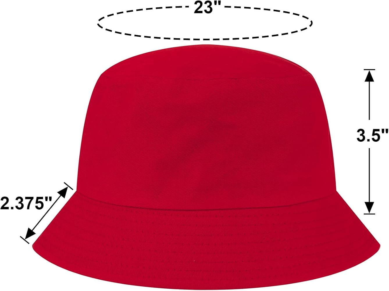 TopTie Bucket Hat Cotton Twill Sun Hat Fishing Summer Outdoor Cap