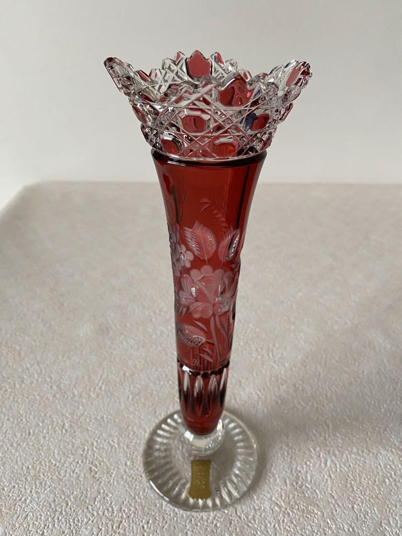 Amazon.co.jp: マイセンクリスタル 花瓶 フラワーベース 一輪挿し