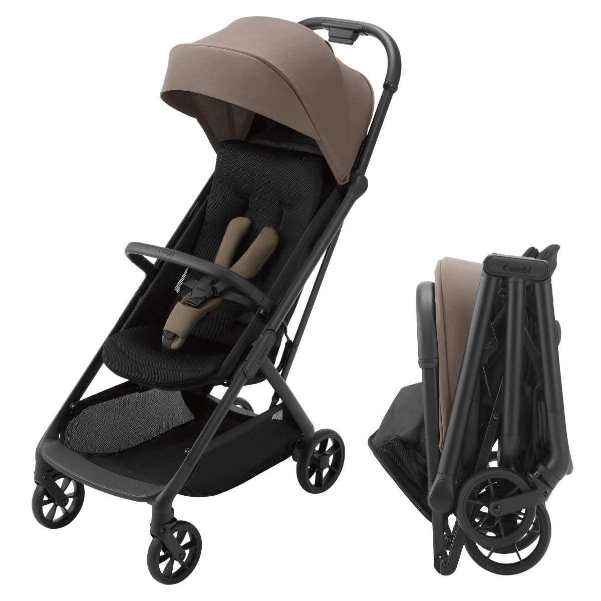 Amazon.co.jp: Combi コンビ auto N second グレージュ 生後6カ月～48