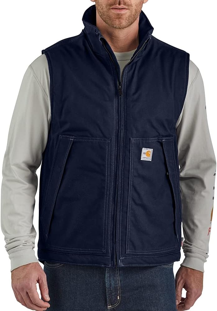 Amazon.co.jp: Carhartt メンズ 103387 耐炎クイックダックベスト