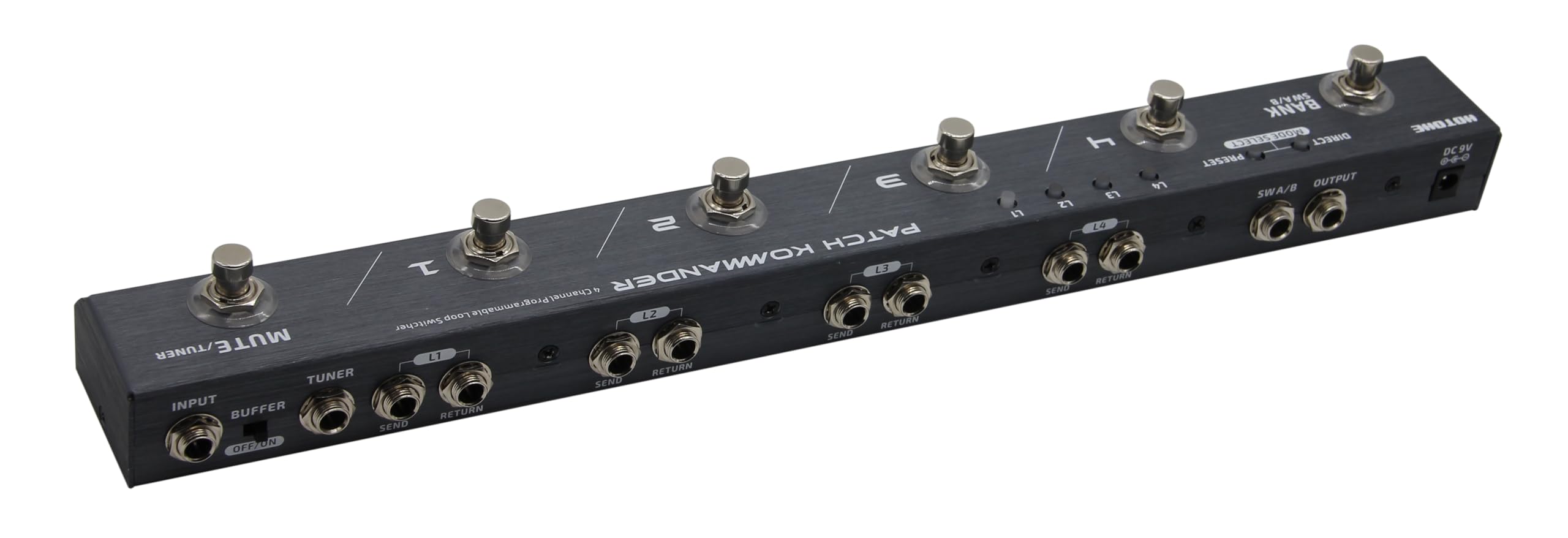 Amazon | HOTONE PATCH KOMMANDER LS-10 4チャンネル・プログラマブル