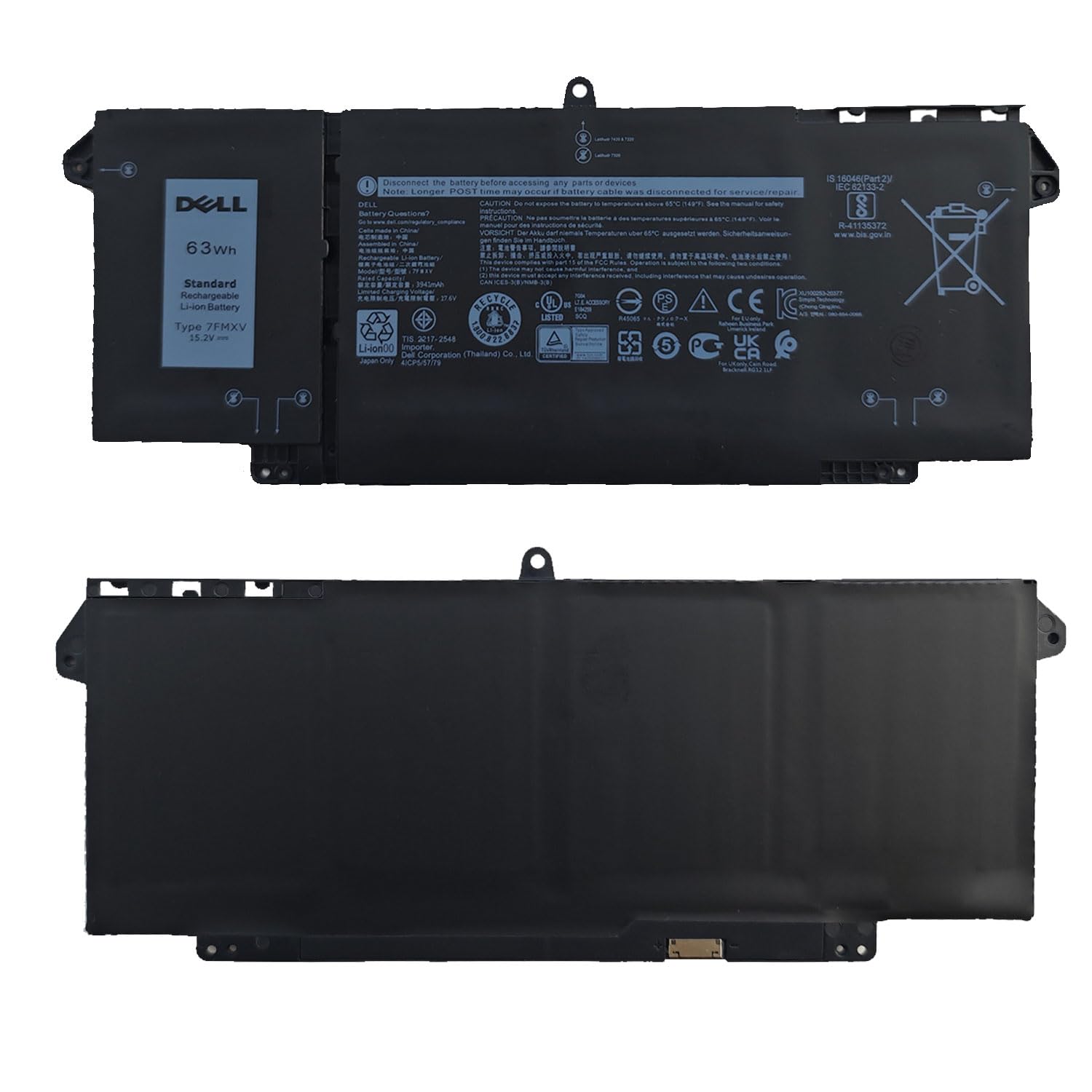 Amazon.com: DELL 7FMXV Laptop Battery for Dell Latitude 5320 7320