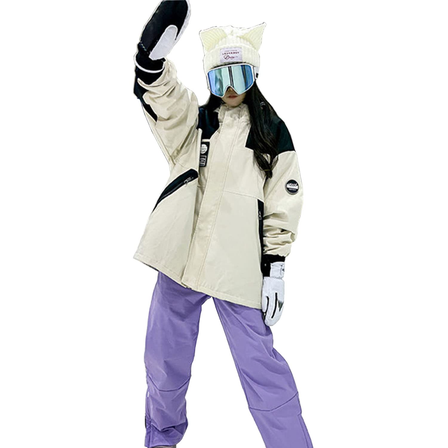 3B✨大きいサイズ PURECONSIOUS✨スキーウェア 上下 レディースXL