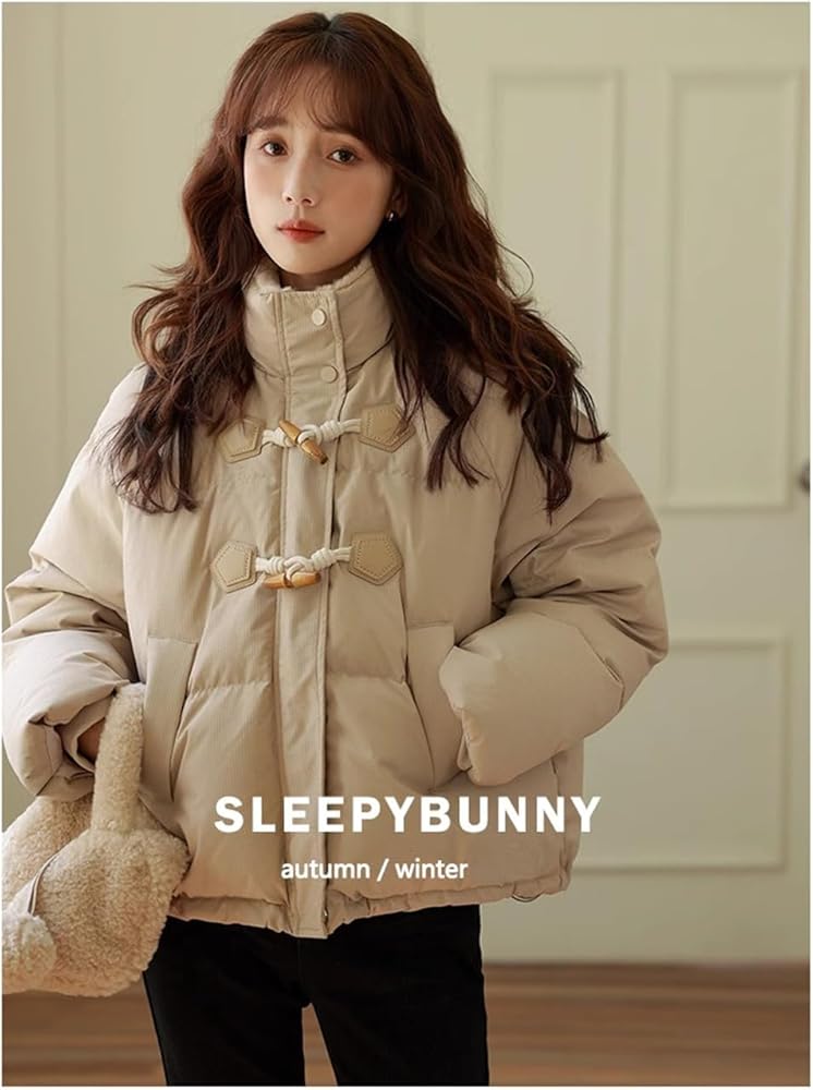 Amazon | [ZHONGJUE] ダウンジャケット レディース ショート丈