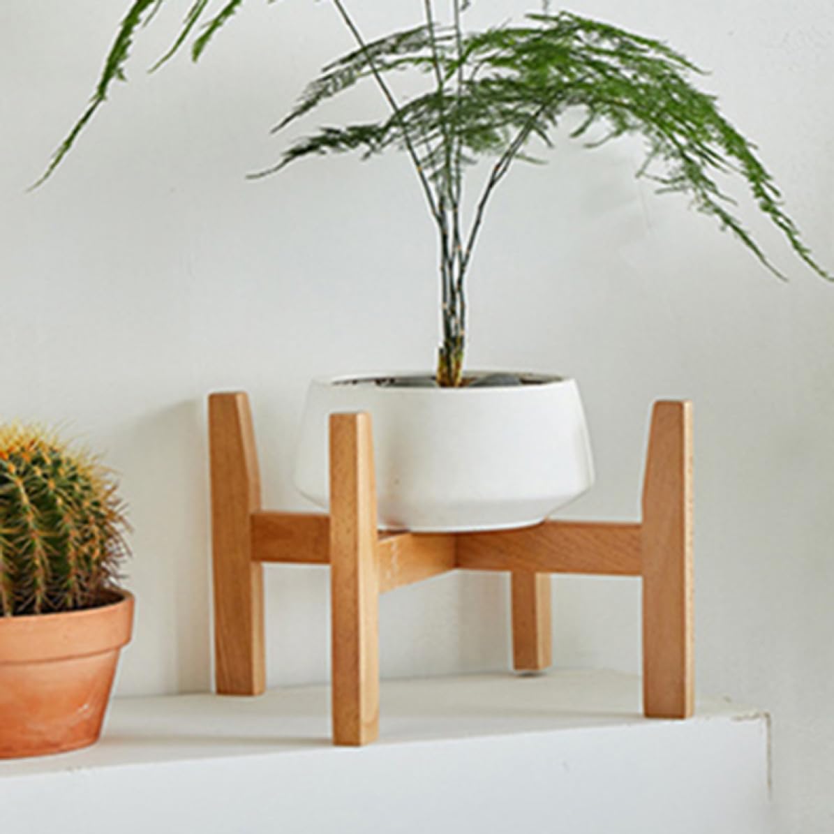 Amazon.co.jp: MJKQ9 フラワースタンド 木製? ウッドスタンド 鉢