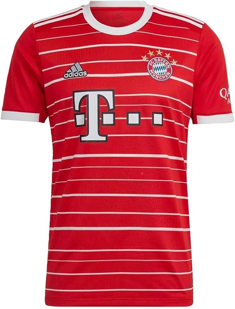 Amazon.com: adidas FC Bayern 22/23 Home Jersey Red : Sports & Outdoors