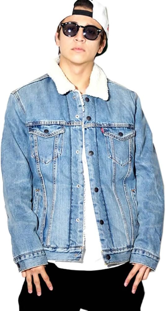 Amazon.co.jp: [リーバイス] デニムボアジャケット メンズ USA