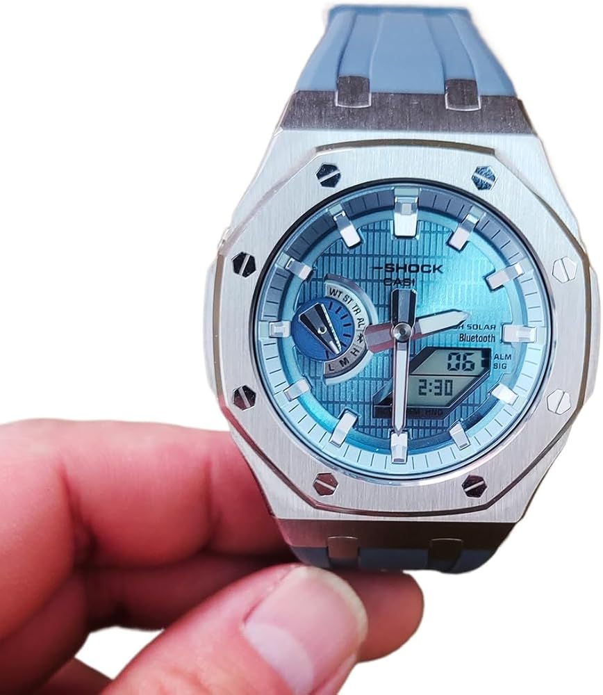 Amazon.com: Waillynice Gen 4 Stainless Steel Case Rubber Strap