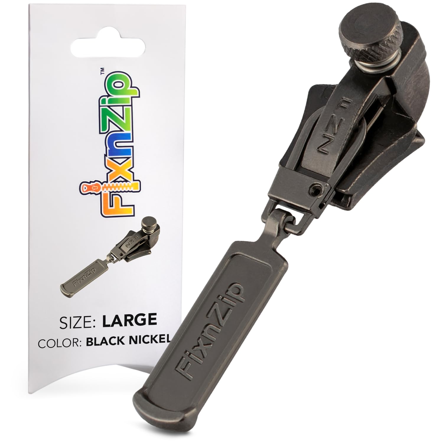 Amazon.com: FixNZip Large Black Nickel Zipper Repair Kit
