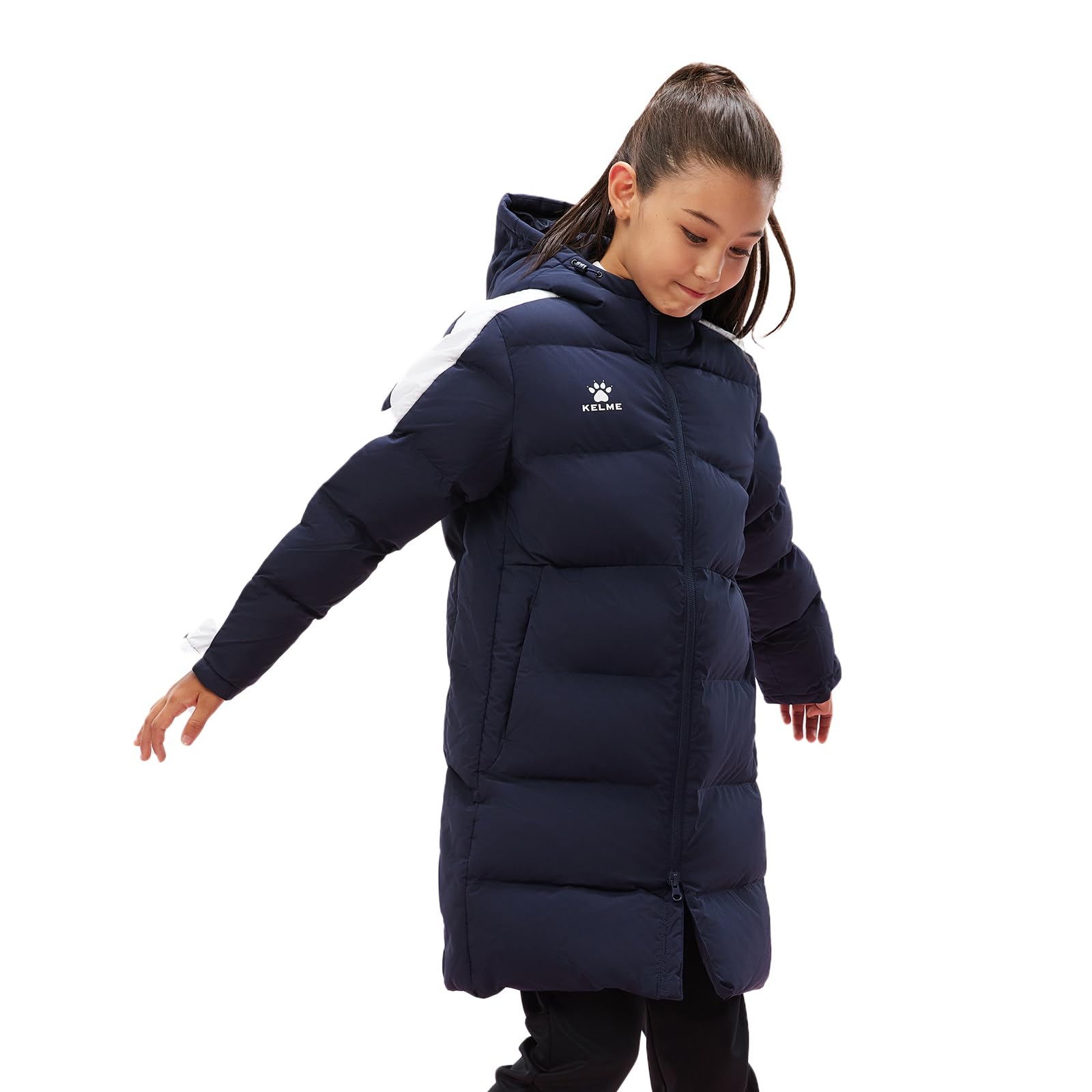 Amazon | [ケルメ] トレーニングロングコート 子供 防寒 サッカー