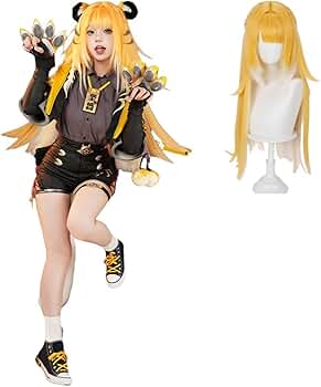 橘福福コスプレmサイズ セット済みウイッグ/靴付き ゼンゼロ Amazon.co