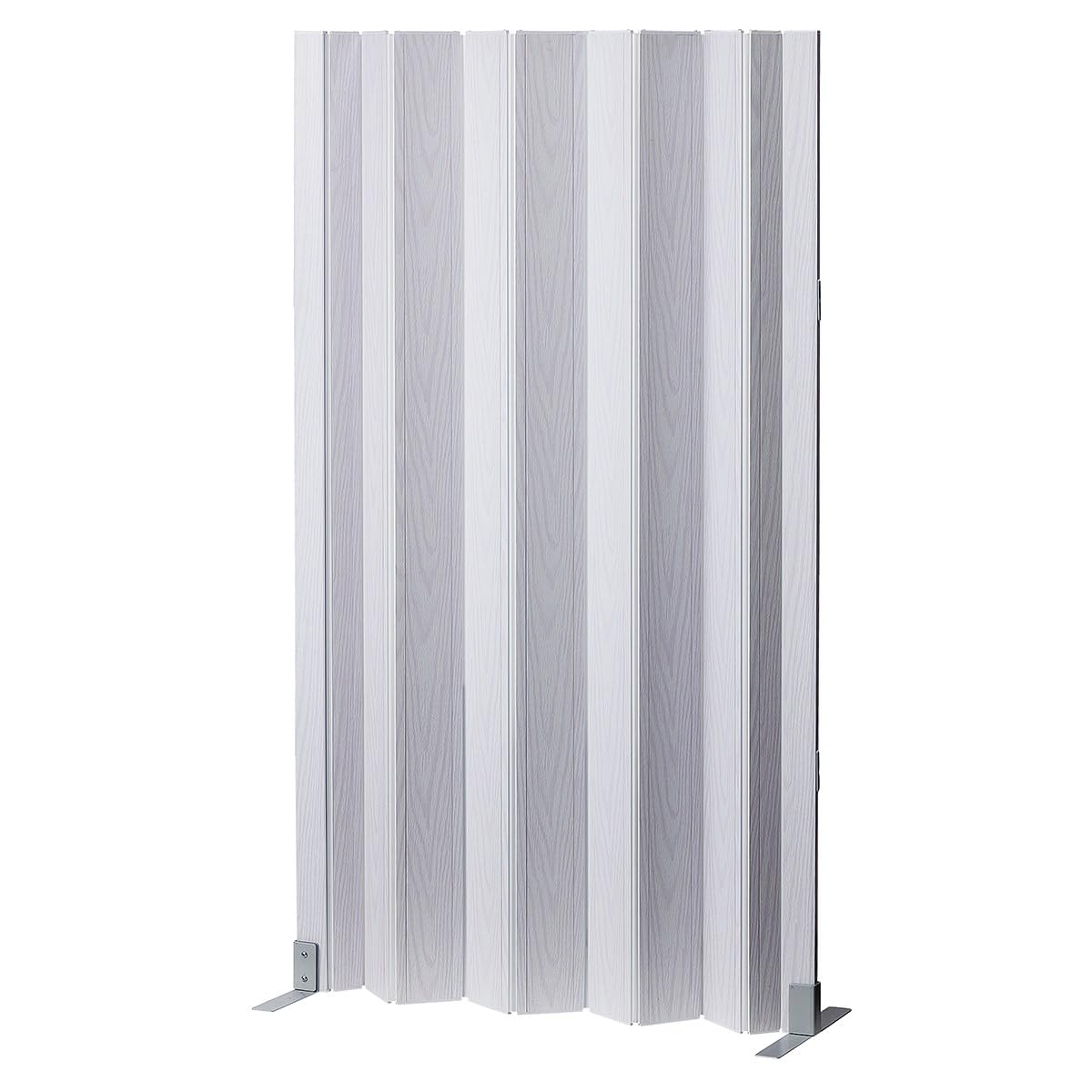 Amazon｜フレキシブルパネルパーティション ホワイトウッド 窓無し 幅