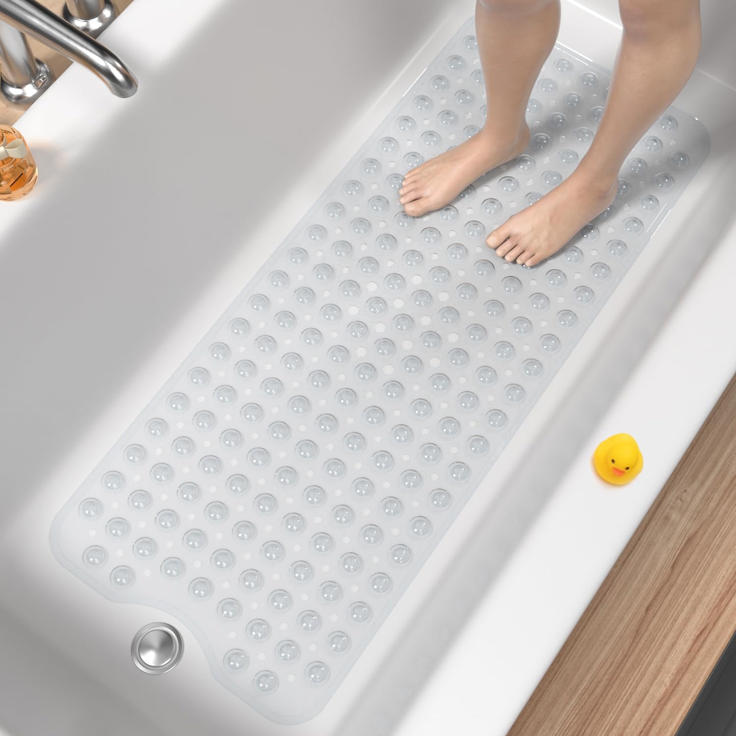 Amazon.com: HITSLAM Bath Mat for Tub, Non Slip Bathtub Mat, 40 x