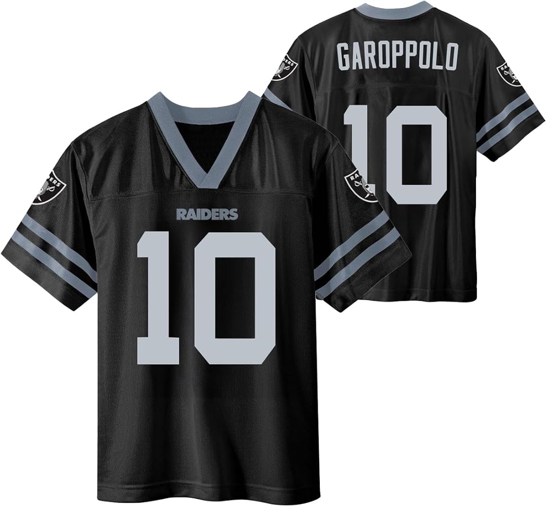 Amazon.com: Outerstuff Jimmy Garoppolo Las Vegas Raiders #10 Black