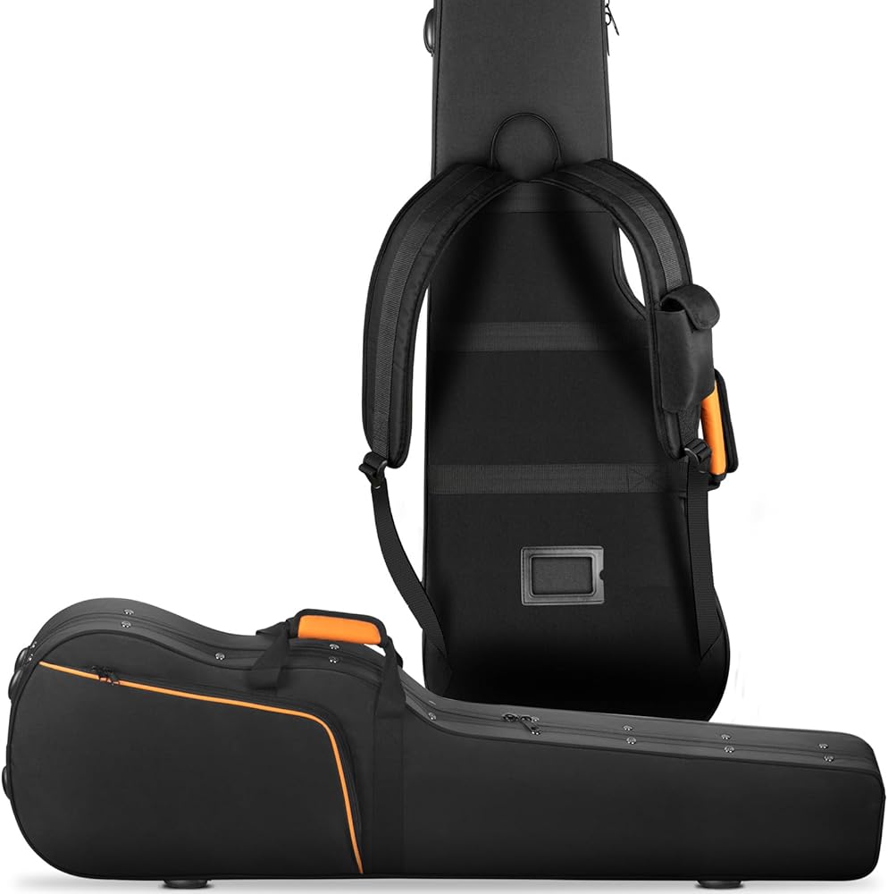 Amazon.co.jp: CAHAYA セミ エレキベースギター ハードケース 25mm