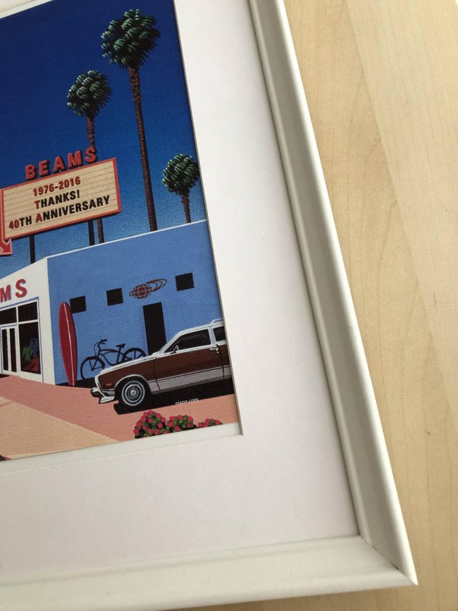 額縁付き 永井博（Hiroshi Nagai） A2ポスター 飛行機 - メルカリ