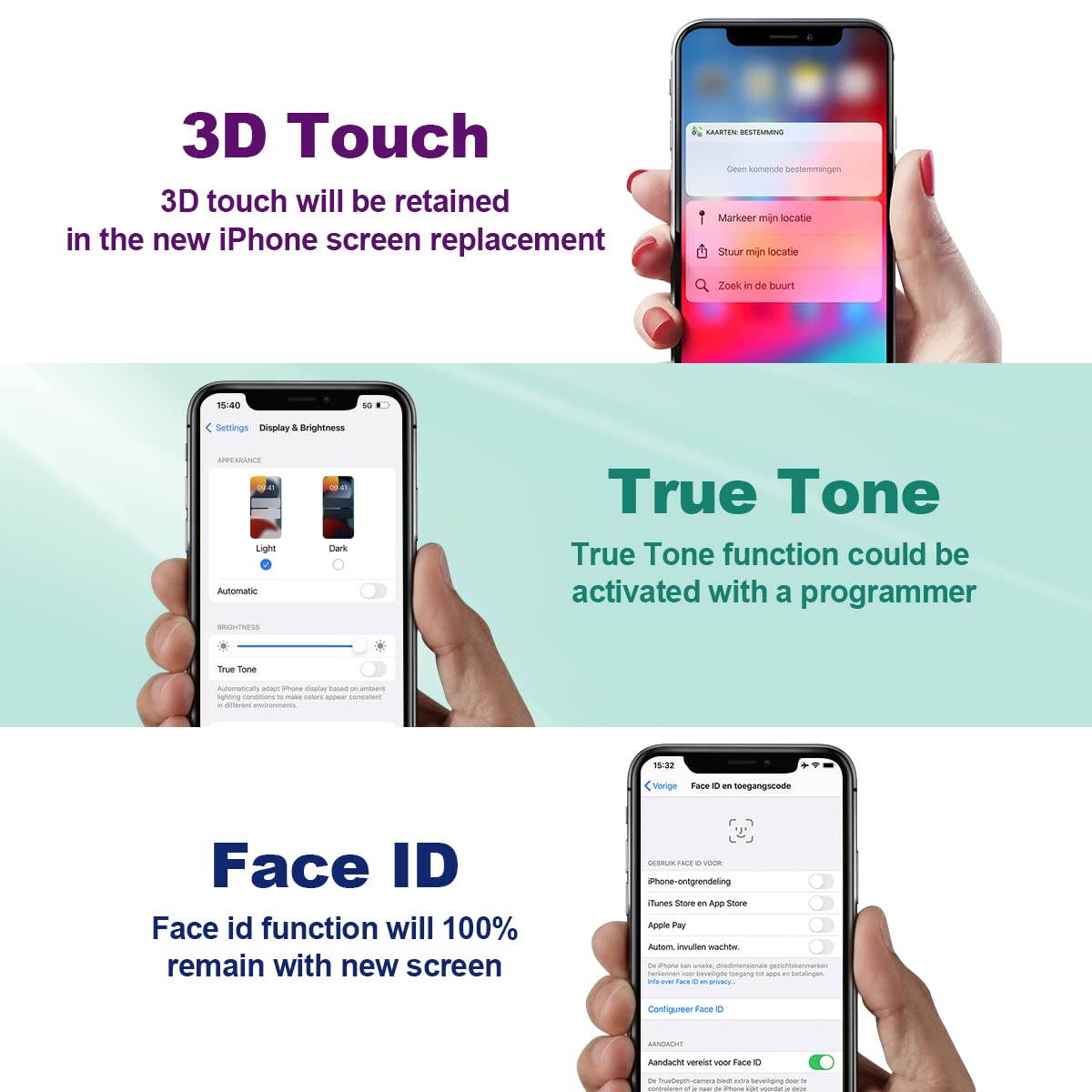 Amazon.com: SIMDOG for iPhone 12/12 Pro OLED Screen Replacement