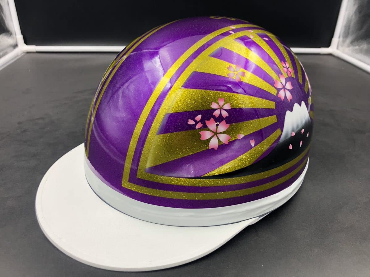 コルク半カスタム富士日章3つボタンレッドラップラメ桜高級クリヤ