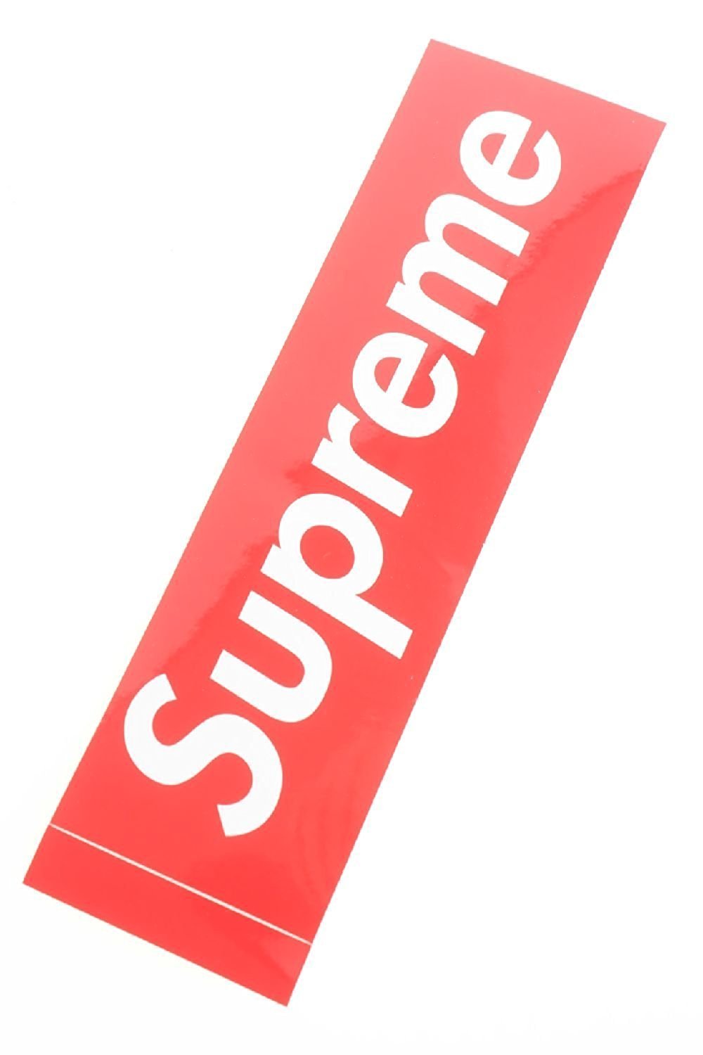 Amazon.co.jp: Supreme Sticker Box Logo Glossy Type Red x White