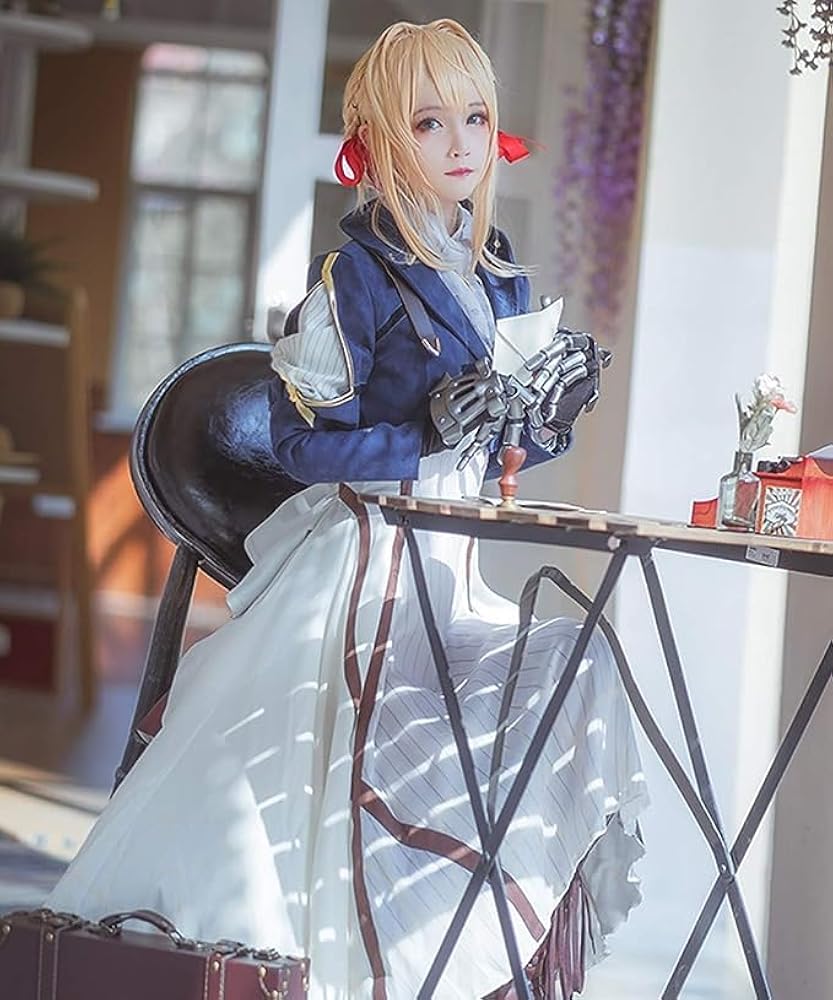 Amazon | 木子コスプレ専門店ウィッグ付き ヴァイオレット エヴァー