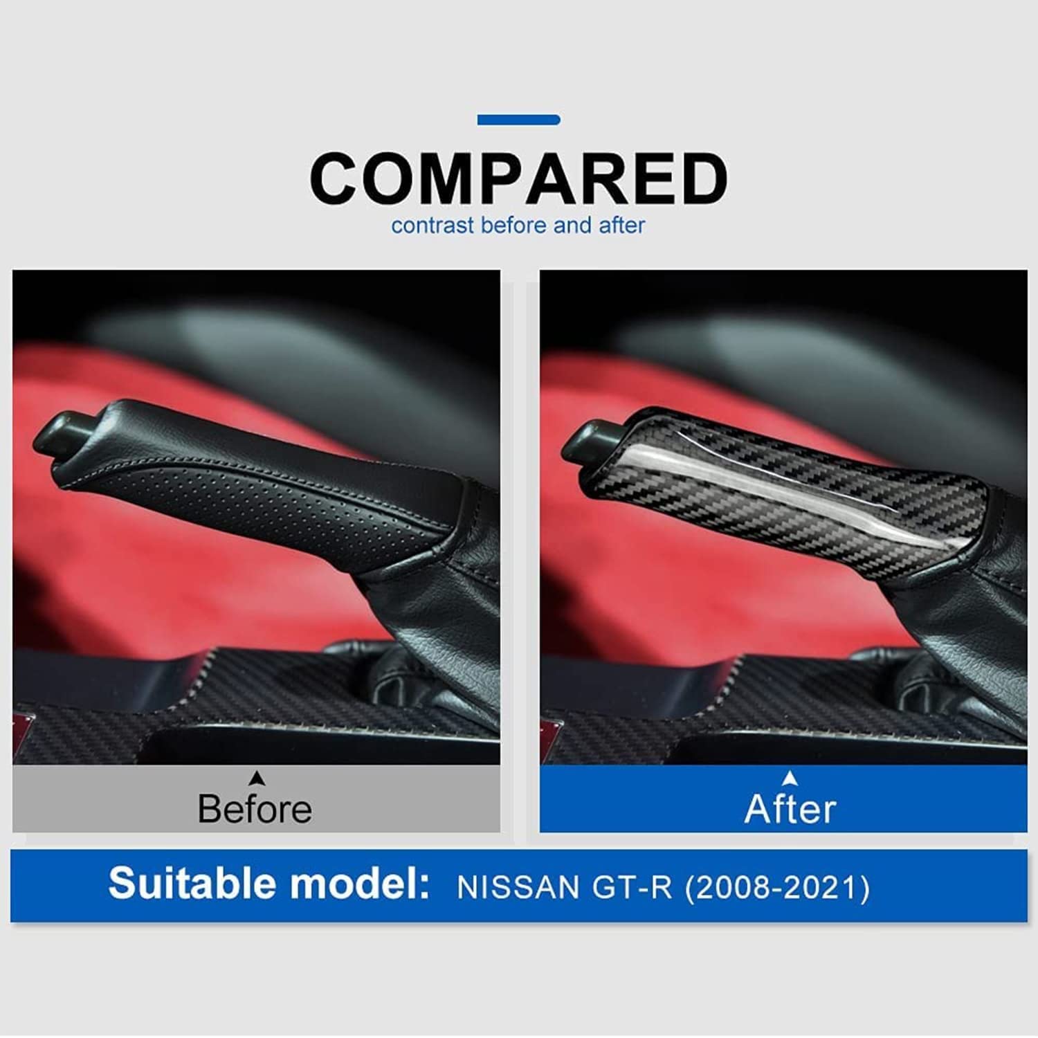 Amazon | に適し日産GTR R35 2008-2021 100％リアルカーボンファイバー