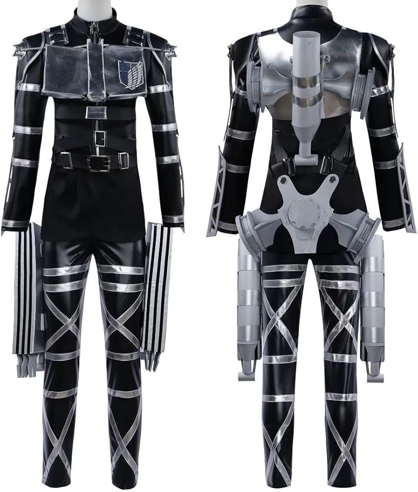 Amazon.co.jp: [ミドリ屋] 進撃の巨人最终章 ミカサ 隊服 エレン 隊服