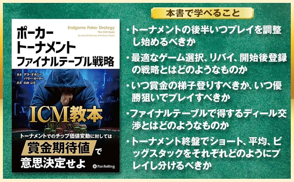 Amazon.co.jp: ポーカートーナメント ファイナルテーブル戦略 ICM教
