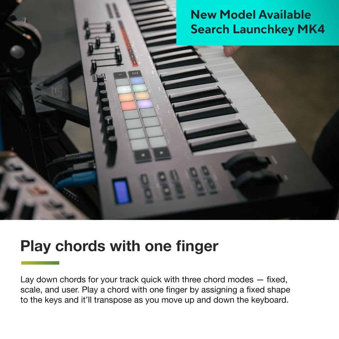 Amazon | novation LAUNCHKEY 61 MK3 MIDIキーボード コントローラー