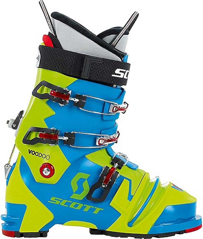 Amazon | Scott Voodoo NTN telemark ski boots Blue/Green スコット
