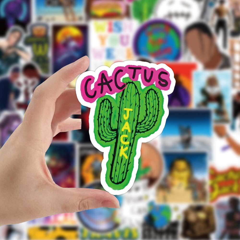 Amazon.co.jp: Travis Scott ステッカー 50枚セット PVC 防水 シール