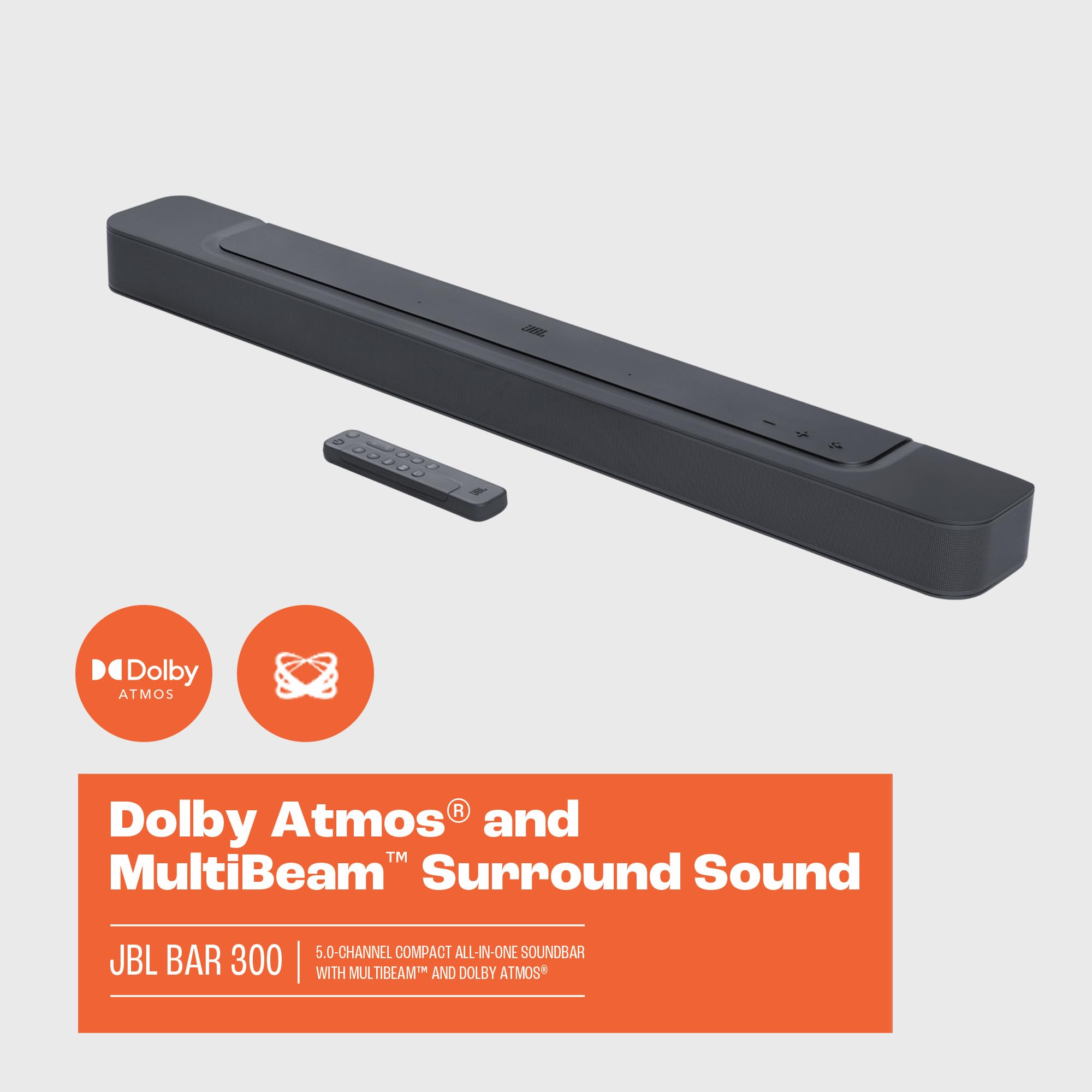 Amazon.com: JBL Bar 300: 5.0-Channel Compact All-in-one soundbar