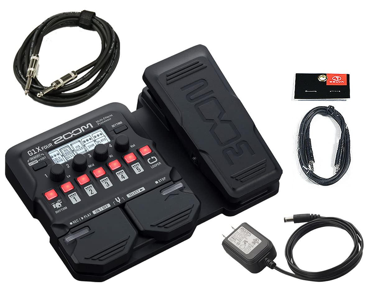 Amazon | ZOOM / G1X FOUR 完璧セット -純正ACアダプター、ギター用
