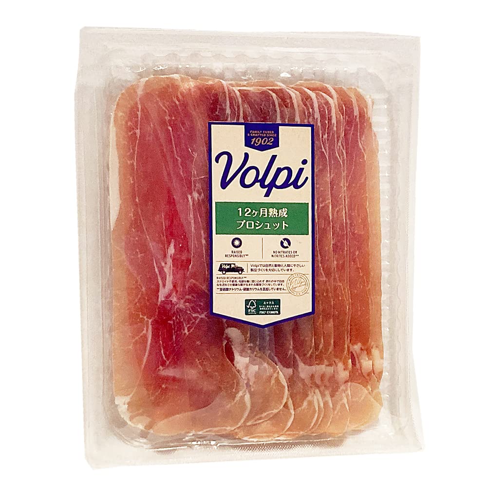 Amazon.co.jp: プロシュット 12ヵ月熟成 生ハム スライス パック 150g