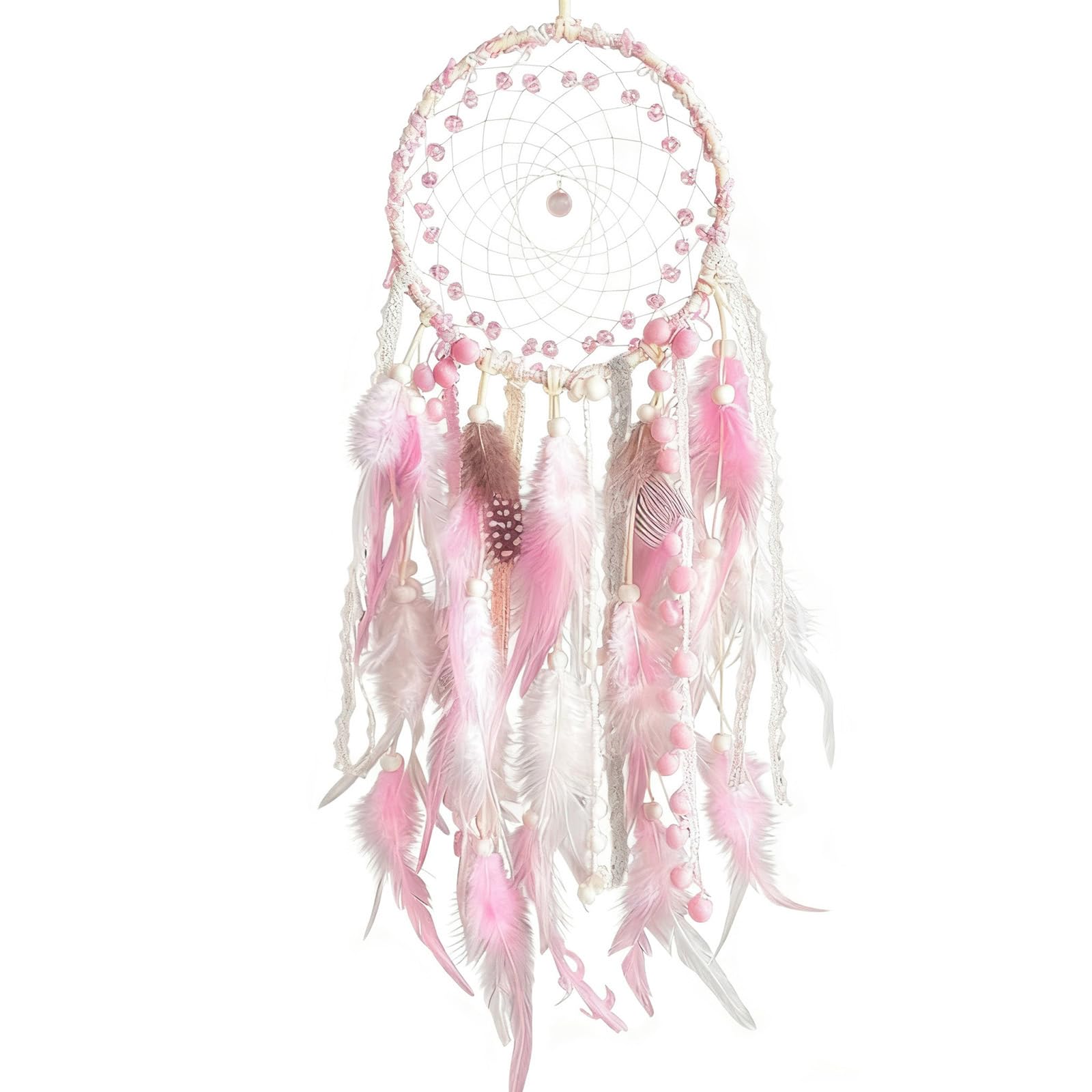 Amazon.com: SOYUZU Pink Dream Catcher Feather Dream Catchers Wall