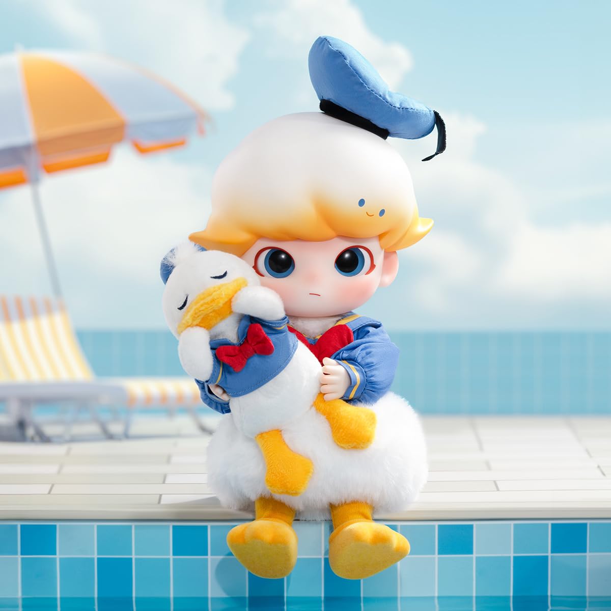 Amazon.co.jp: POP MART DIMOO Donald Duck 1/8 アクションフィギュア