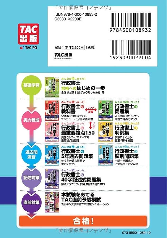 みんなが欲しかった! 行政書士の肢別問題集 2024年度 [行政書士の