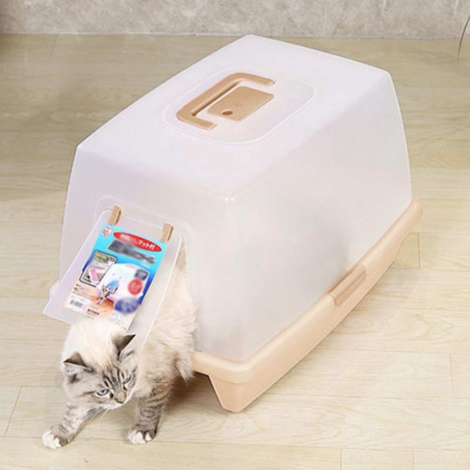 Amazon | 猫トイレ ドーム型 猫用トイレ本体 ドア付き ルカバー ふた
