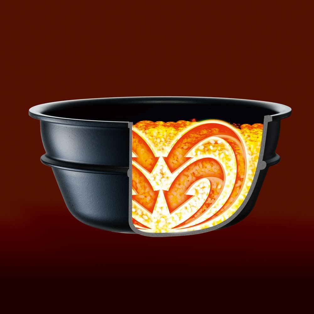 Amazon | ZOJIRUSHI 圧力IH炊飯ジャー 【5.5合炊き】 プライムブラック