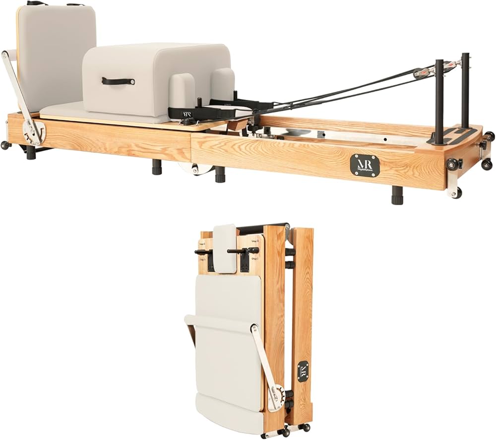 Amazon.co.jp: miyabireform ピラティスリフォーマー折りたたみ式 移動