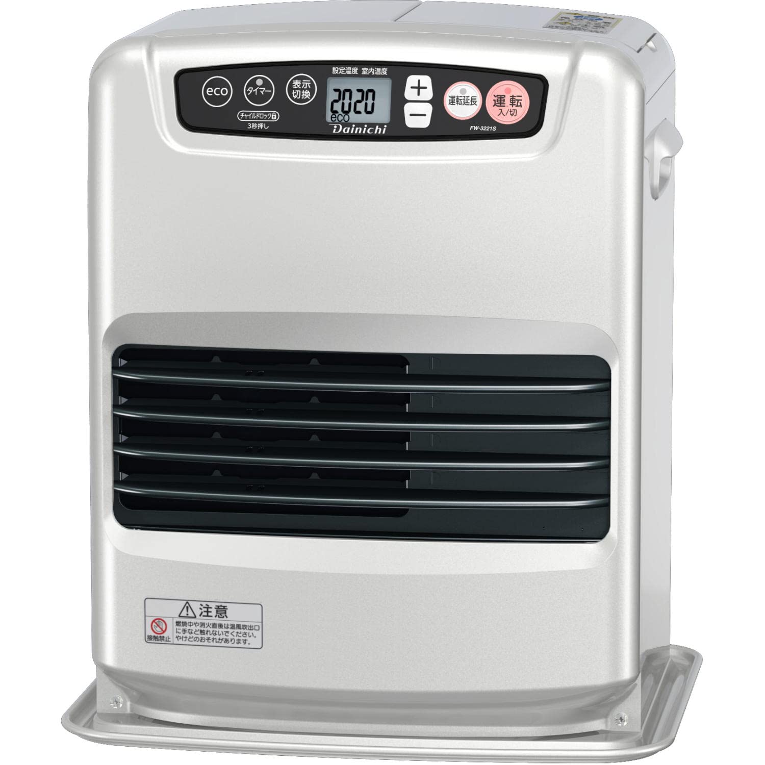 Amazon.co.jp: Dainichi Petroleum Fan Heater (S Type) (Light Silver