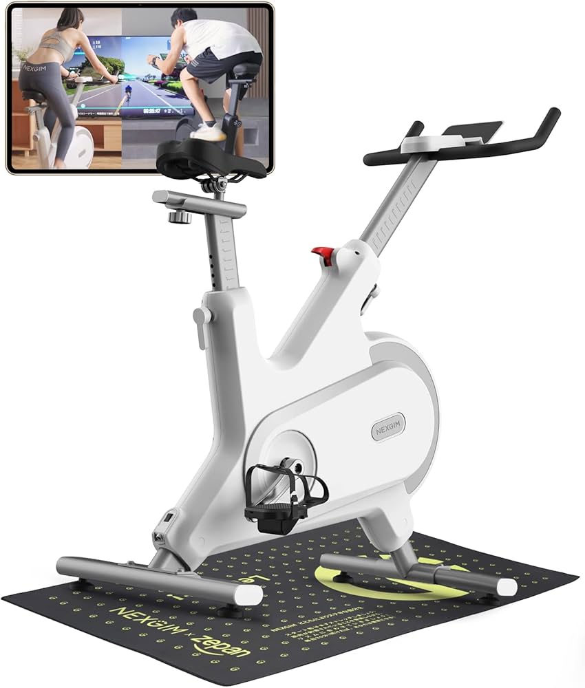 Amazon.co.jp: zepan&nexgim AI フィットネスバイク 【マット付き
