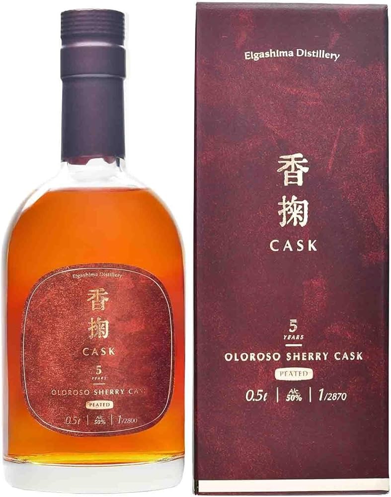 Amazon.co.jp: 江井ヶ嶋蒸留所 シングルモルト 香掬 (カスク) 5年